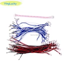 10 шт.лот 2-контактный кабель с разъемом 2,8 мм4,8 мм для джойстика в американском стиле SANWA, кнопочный переключатель для Jamma, аркадного USB-энкодера