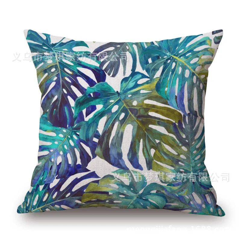 Чехол для подушки из хлопка и льна с 7 узорами | Дом сад