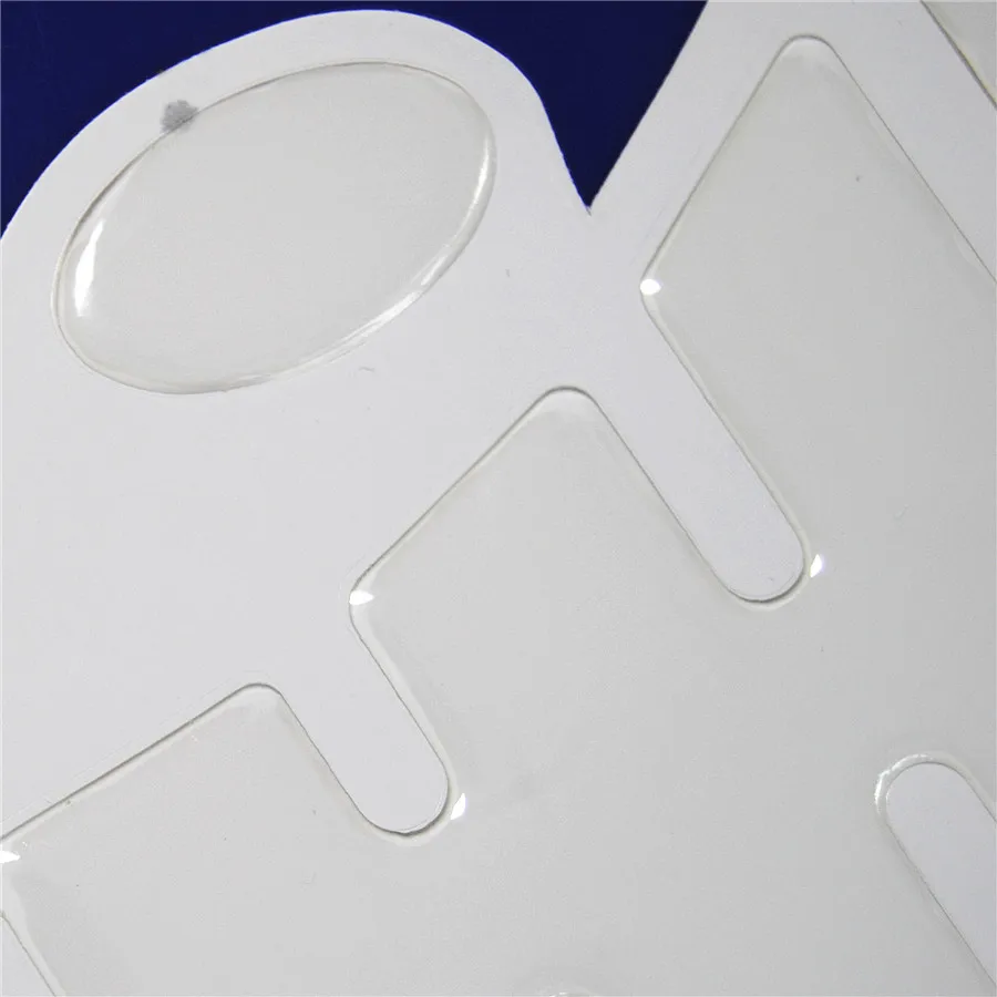 Мотоцикл прозрачной белый углеродного волокна смолы танк Pad протектор кот