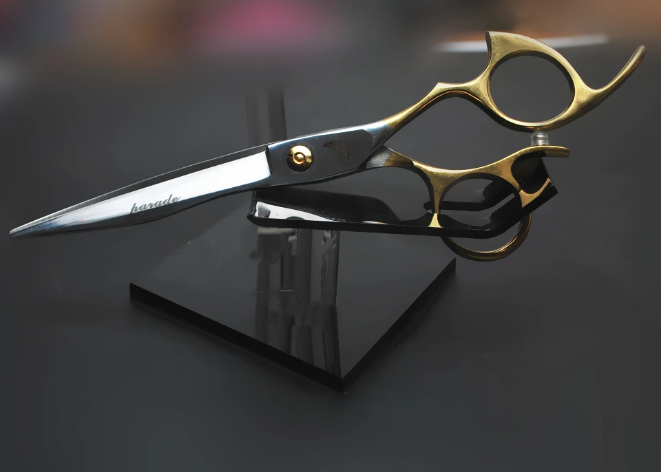 PARADE professional Japan 440c 9cr13 6.0 inch shears cutting barber cut hair scissors set hairdressing Free Shipping | Красота и