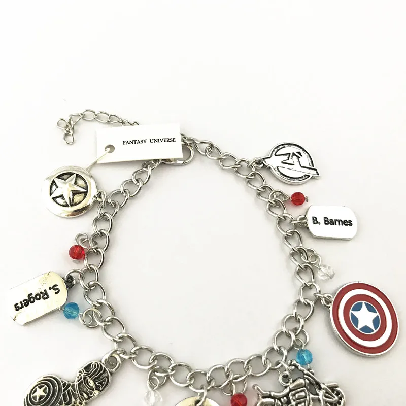 FANTASY UNIVERSE Бесплатная доставка 20 шт много супергероя браслет DKSDKEKD03|charm bracelet|a