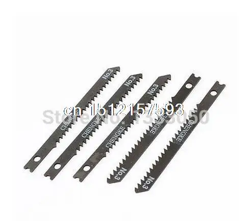 

Free Shipping 5 Pcs 3.6" Length Jig Saw Jigsaw Blades for Electric Power Tool