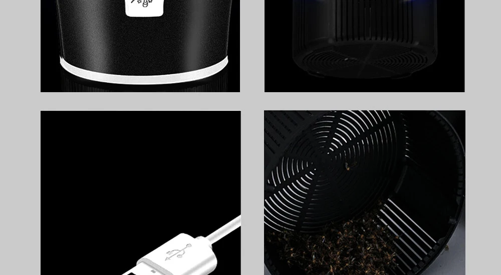BREFILI USB Mosquito Killer Лампа Электрический анти-убийца насекомых-комаров Fly Ловушка для насекомых лампа Светодиодный УФ фонарь для беременных женщин младенцев