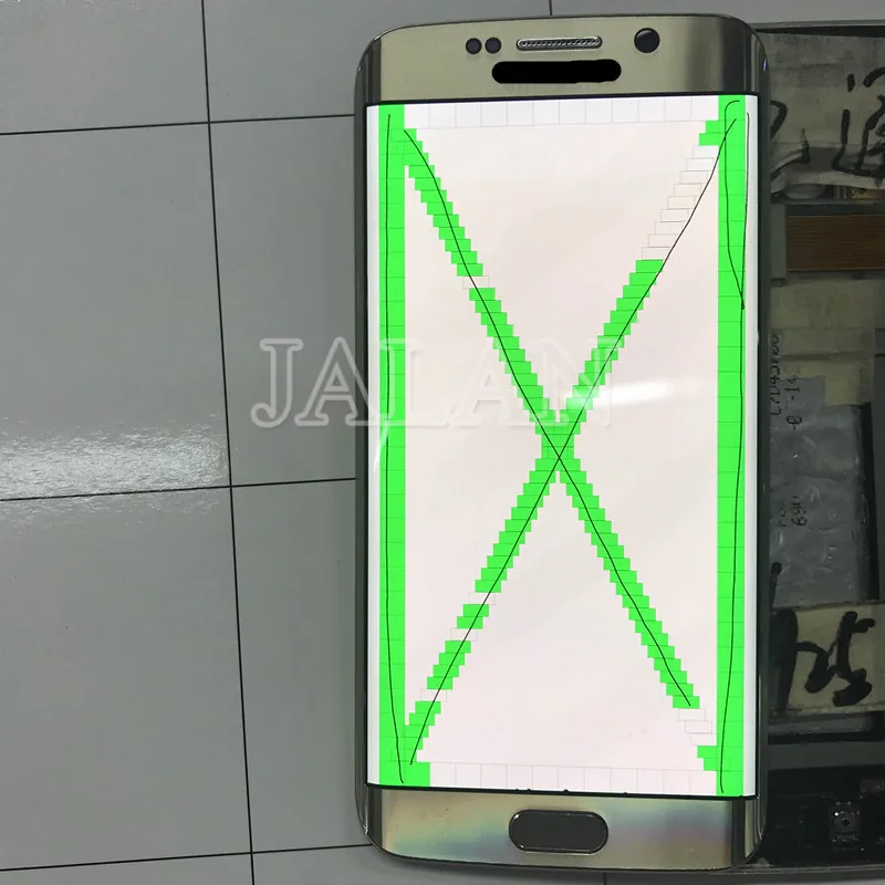 ЖК дисплей с черной точкой для SM S6 edge G925 сенсорным стеклом хорошего
