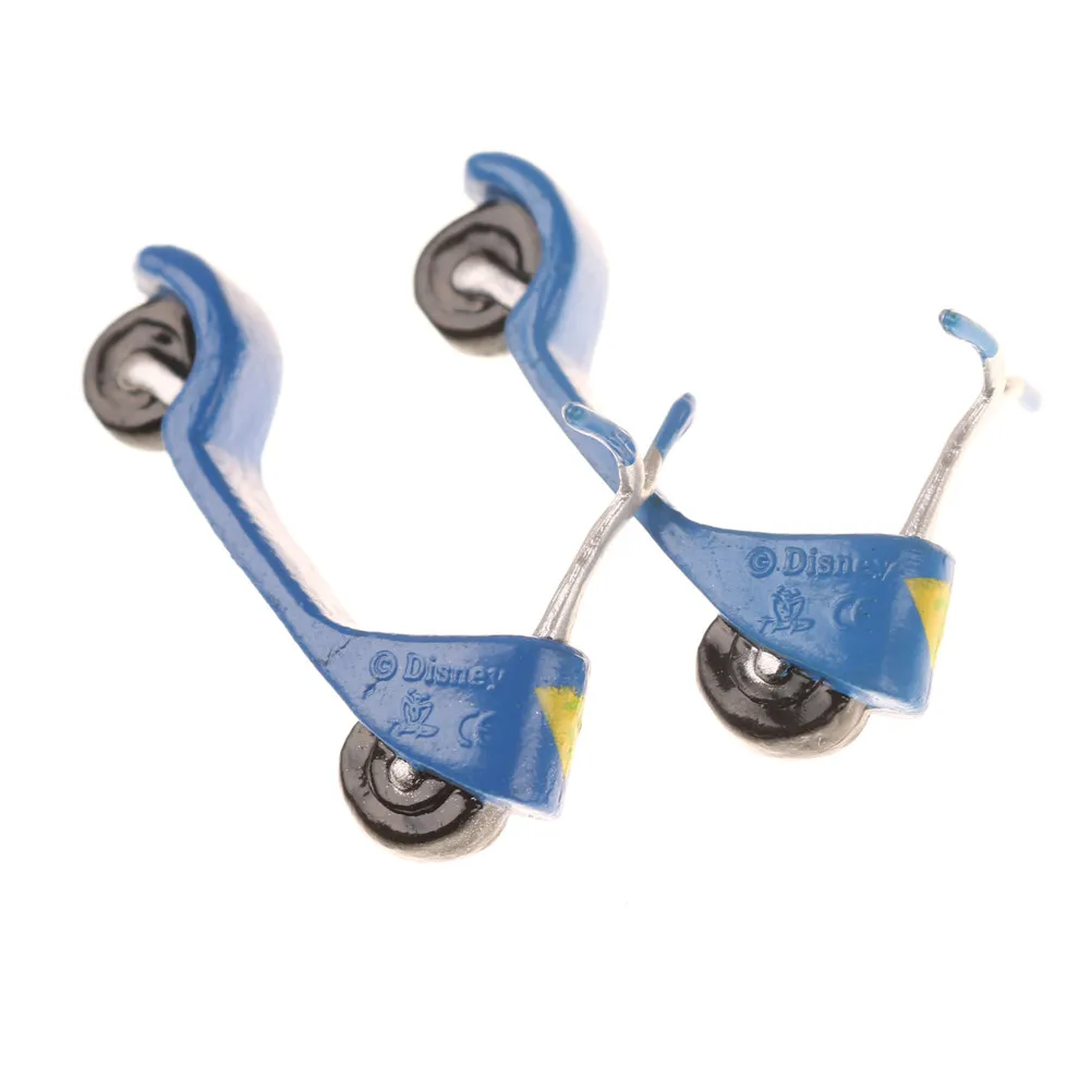 2pcs Blue Doll Scooter Mini Toy For doll Accessories Girls Birthday Gifts Dolls Fits 10cm | Игрушки и хобби