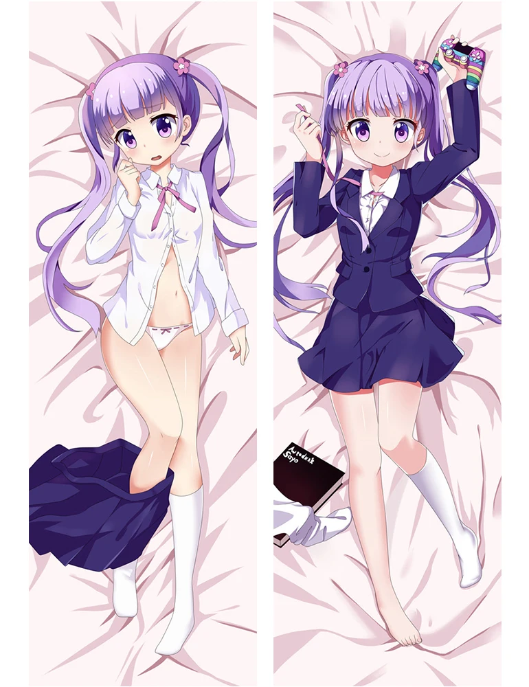 

2017-September update Anime NEW GAME! Characters Aoba Suzukaze Dakimakura pillow cover case hugging Body pillowcase