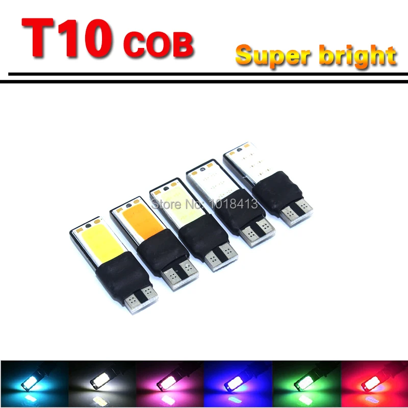 DC 12 V 168 194 151 T10 COB лампы 6 W Высоковольтная шина светодиодный фонари заднего хода W5W |