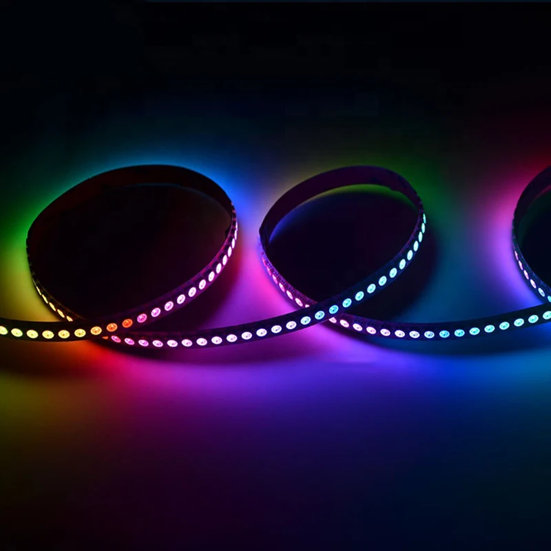 WS2815 12v светодиодные ленты RGB Светодиодные полосы индивидуально адресуемых Dual-сигнал ЖК-экрана Рубан ленты подсветка 30/60 светодиодов/m Водонепроницаемый