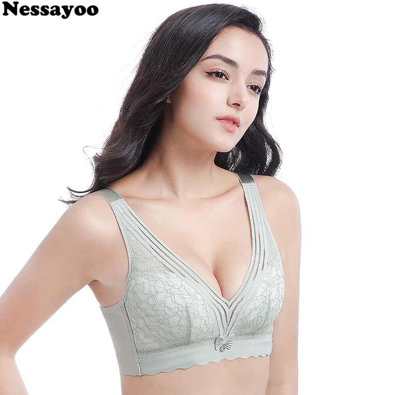Бюстгальтер женский кружевной без косточек пуш-ап | Женская одежда