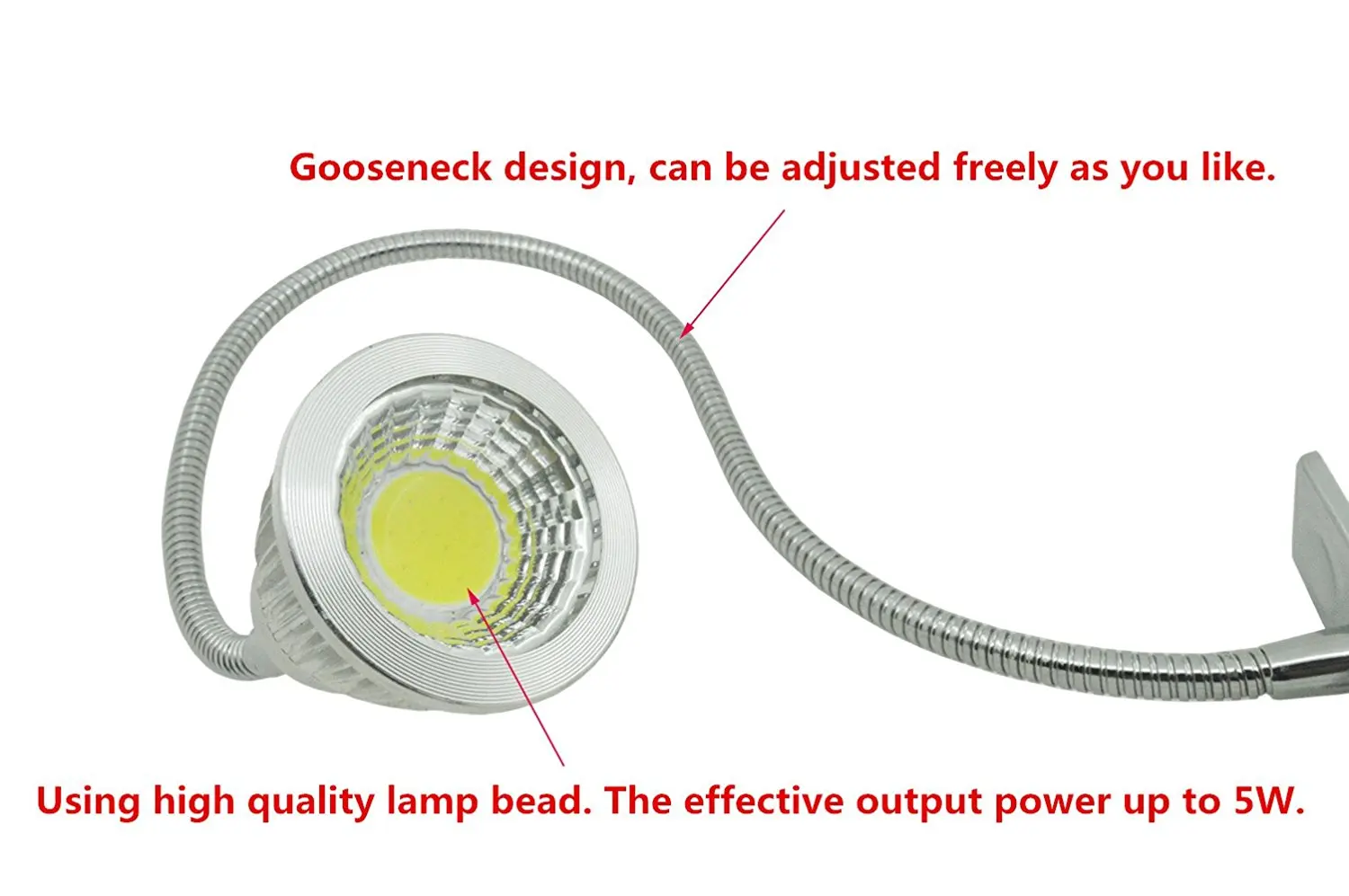 Настольная лампа 3 Вт 4 5 9 супер яркая с зажимом для ноутбука кровати изголовья