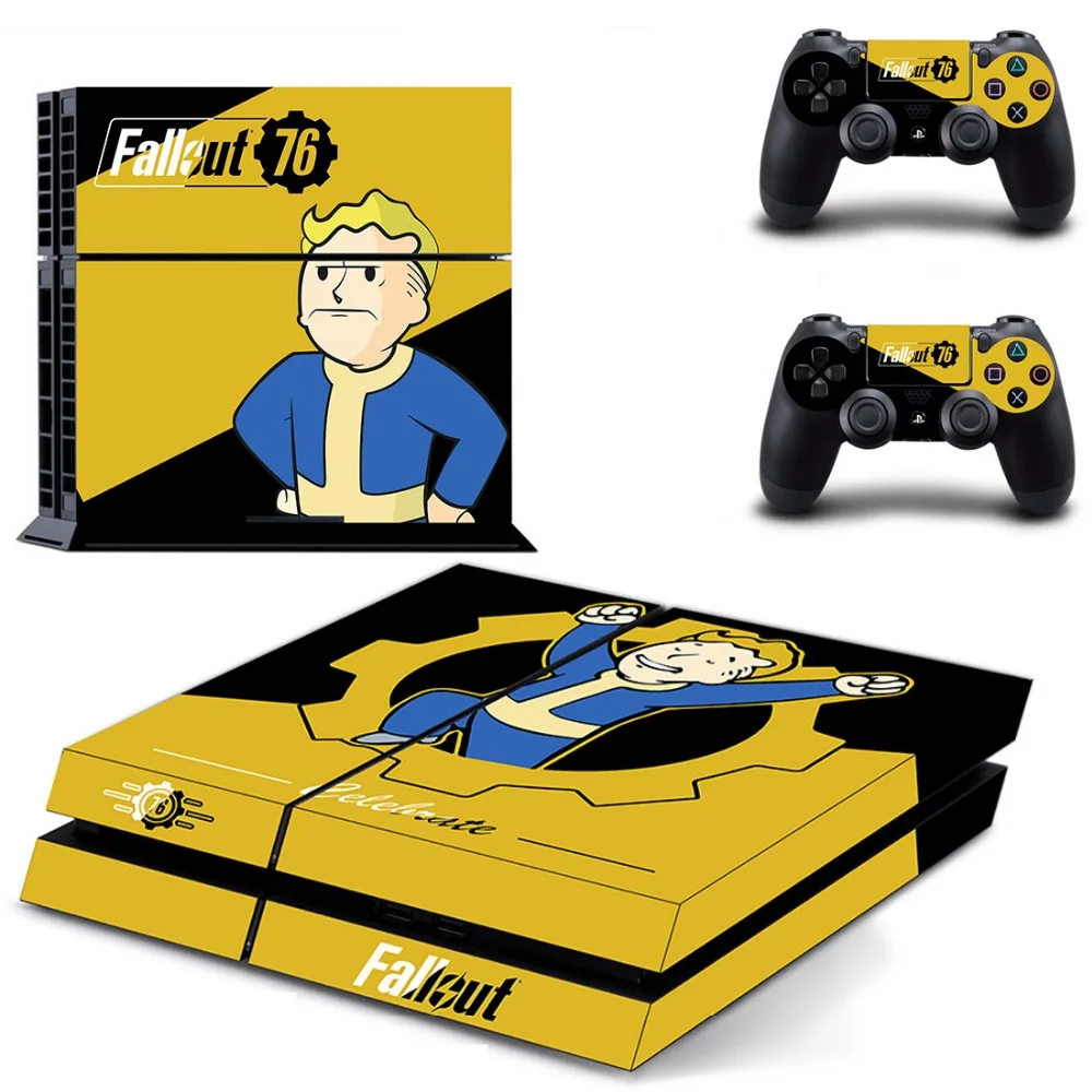 Наклейка s для Playstation 4 наклейка для PS4 наклейка консоль контроллеры игровая станция 4 горячий чехол для игры виниловые наклейки Fallout 76