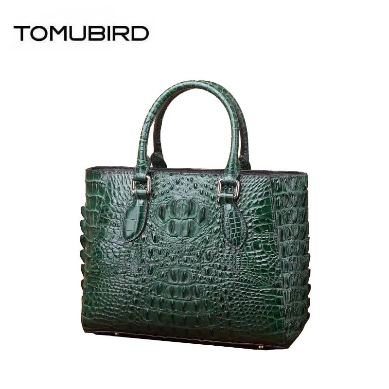 TOMUBIRD новые превосходные Сумки из натуральной кожи, Брендовая женская сумка с тиснением под крокодила, дизайнерская сумка, кожаные сумки