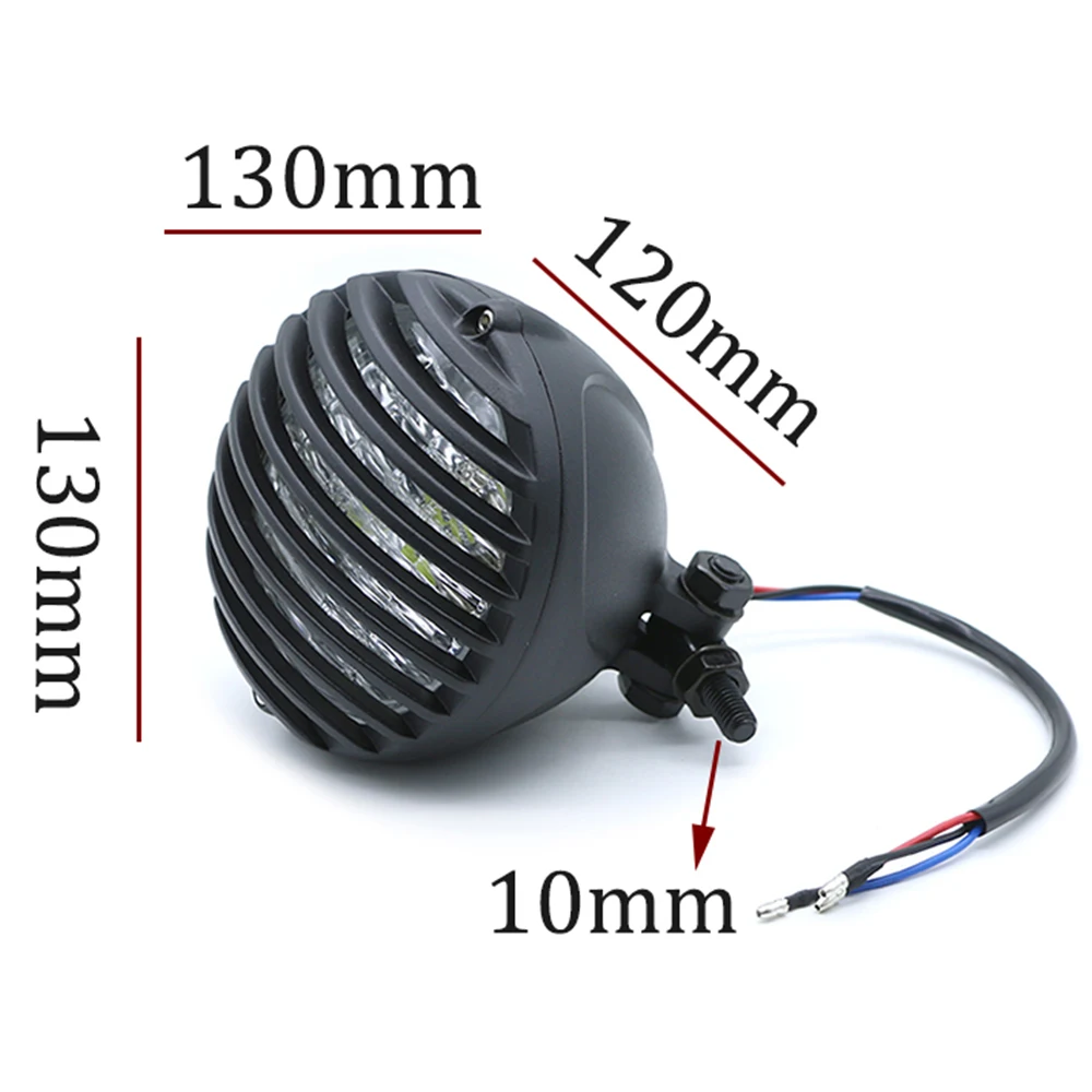 Мотоциклетная Передняя светильник светодиодный круглый туман фары 12V 4 7/8 ''для