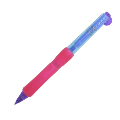 clear blue pink 1 шт. 0,5 мм TOMBOW моно простой студенческий механический карандаш цветной сплайсинга автоматический карандаш резиновый гибкий механический карандаш kawaii - Цвет: clear blue pink