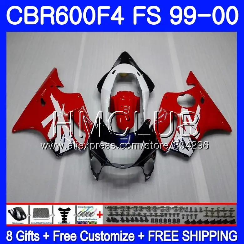 

Верхняя часть кузова для HONDA CBR600F4 CBR600 F 4 RR CBR600 F4 99 00 60HM.3 CBR 600F4 CBR 600 FS CBR 600 F4 1999 2000 обтекатель