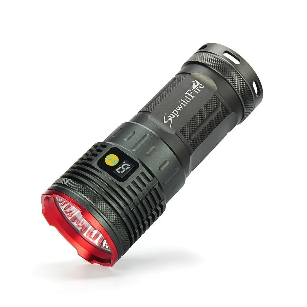ISHOWTIENDA водонепроницаемый Supwildfire 18 x XM-L T6 светодиодный Мощность цифровой Дисплей Охота фонарик цифровой светодиодный фонарик# g30
