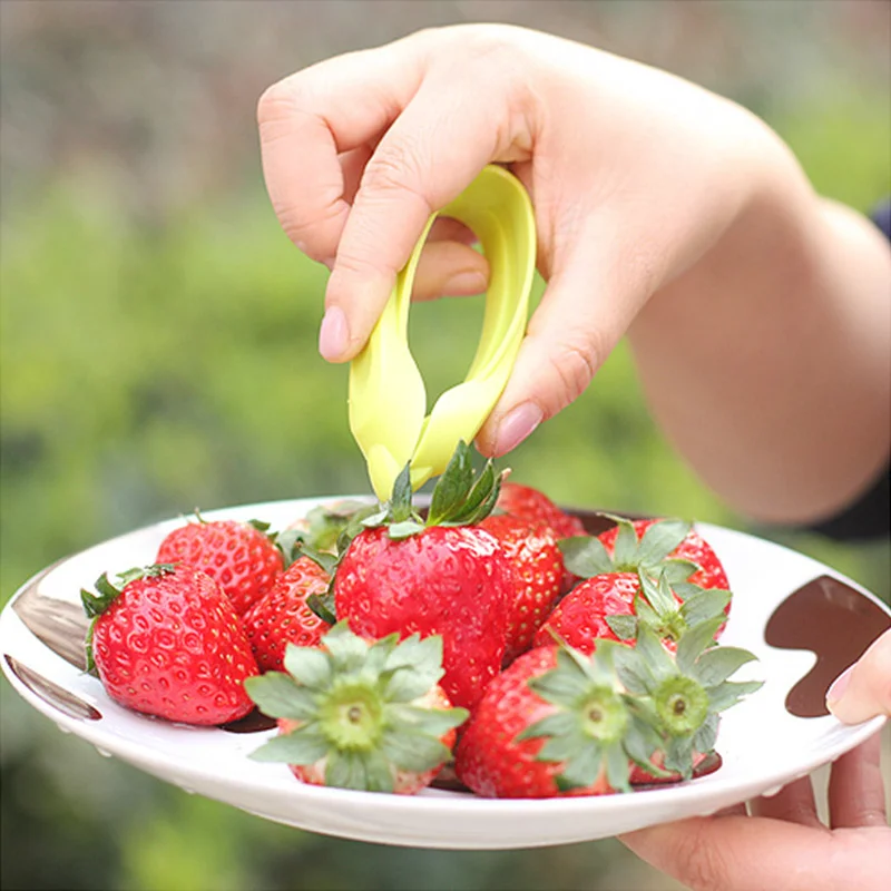 2 шт.! Практичные приспособления для удаления клубники устройство стеблей