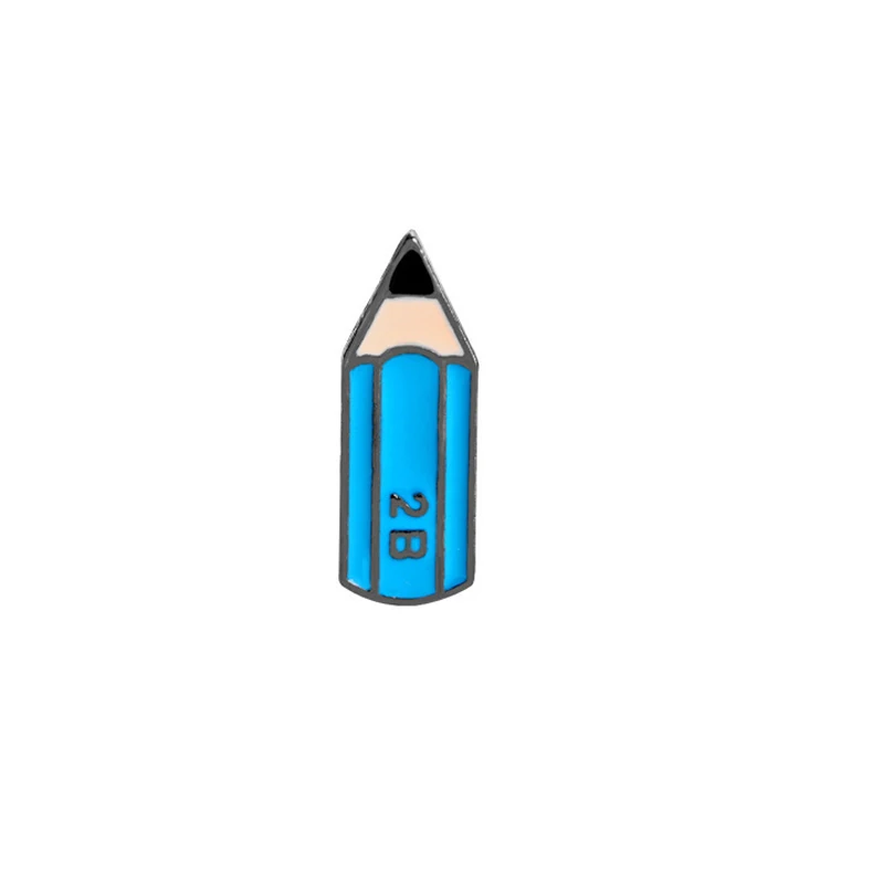 Pen Милая брошка мультфильм значок эмаль булавки ручка конверт самолет одежда нагрудные булавки ювелирные изделия для женщин мужчин украшения подарок для детей - Окраска металла: Pen