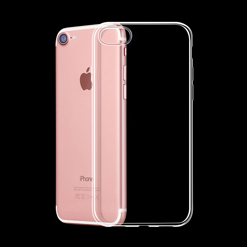 50pcs Wholesale Custom Design Cell Phone Case for iphone 7 6 6S Printed DIY Logo Soft Silicon Transparent TPU Mobile Cases |