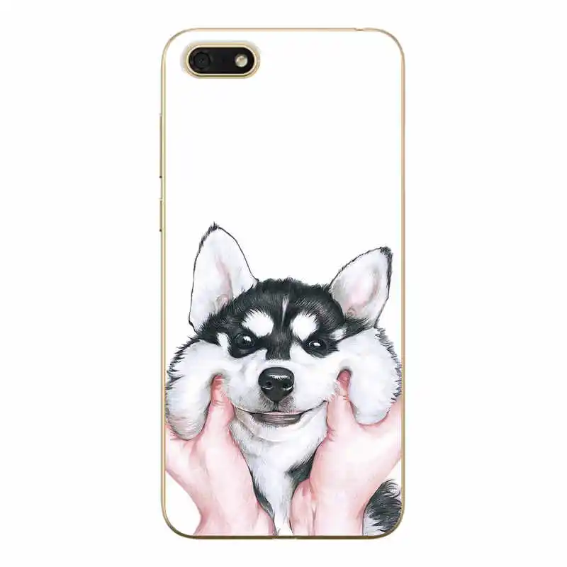 Кошка собака животных рисунком чехол для huawei Y5 2018 5 45 &quotСиликоновые ТПУ Soft Prime