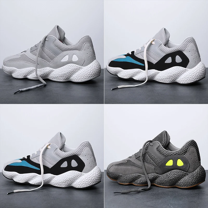 Оригинальные мужские спортивные кроссовки для бега сезон осень лето дышащие на