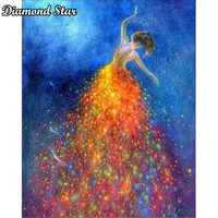 full square drill 5d diy diamond painting fireworks girl embroidery cross stitch mosaic home decor gift