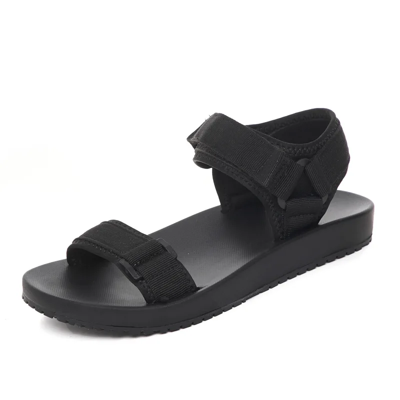 CuddlyIIPanda Summer Sandals Open Toed Beach Shoes Hook&ampLoop Women Gladiator Leisure Canvas Concise Sandalia Feminina | Обувь