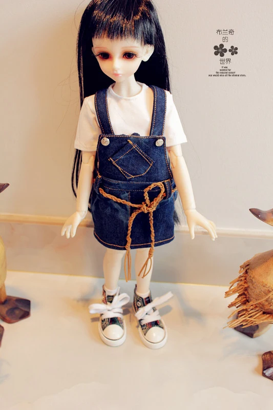1/6 1/4 1/3 весы BJD из джинсовой ткани можно носить с юбкой или джинсами для BJD/SD Одежда