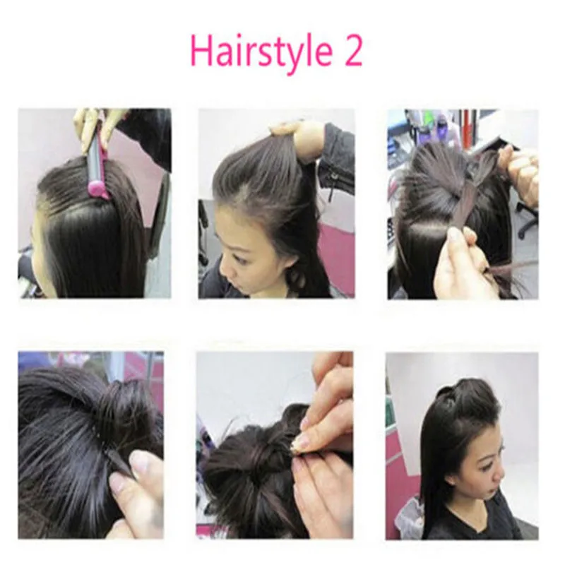 Заколка пряжка для волос металлическая черная 4 шт.|accessories for hair|accessories forhair barrette |