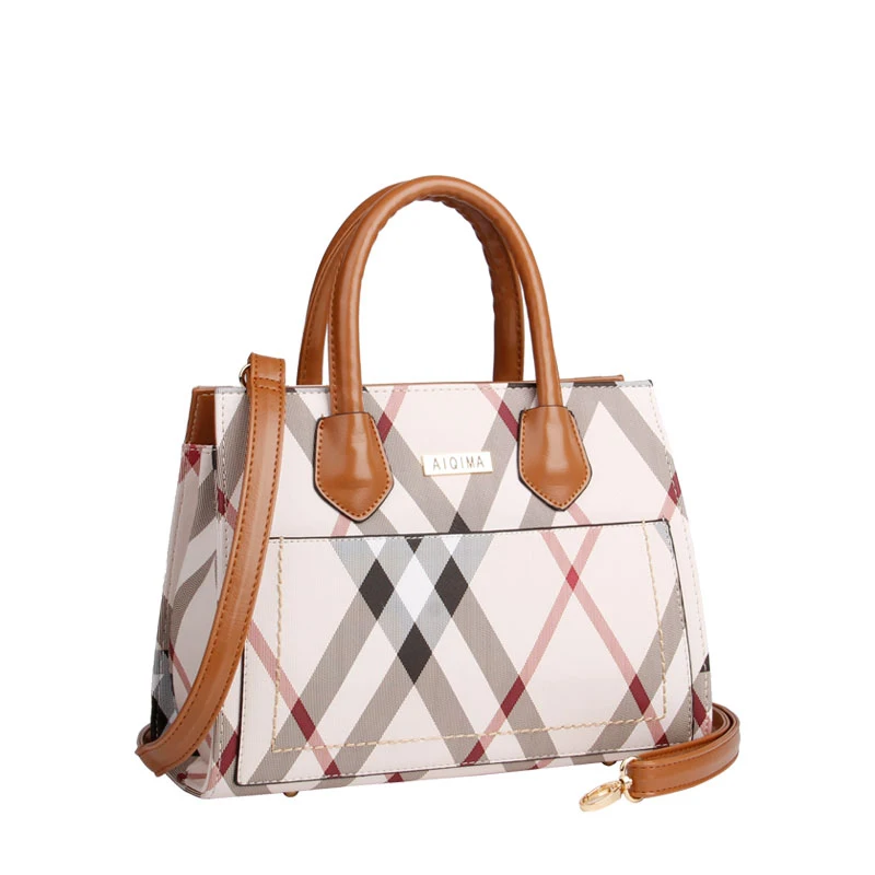 Европейский Дизайн Для женщин кожаная сумка ПВХ модные полосатые Форма леди