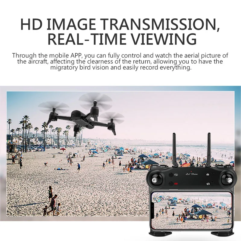 LAUMOX SG106 Радиоуправляемый Дрон оптический поток с 4 K/1080 P HD двойной камерой в реальном времени воздушный видео Дрон Квадрокоптер самолет позиционирование RTF