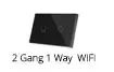 3 банды 1 способ управления Wi-Fi сенсорный переключатель настенный переключатель США Хрустальная стеклянная панель умный дом Alexa Google дом IOS Android