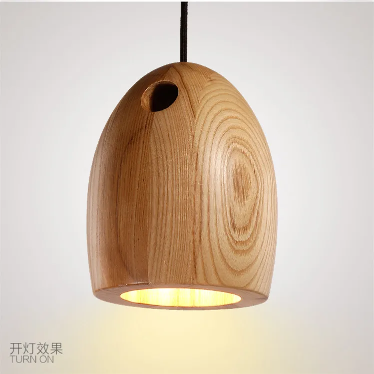 Япония woode подвесной светильник Кухня Столовая бар e27 droplight | Лампы и освещение