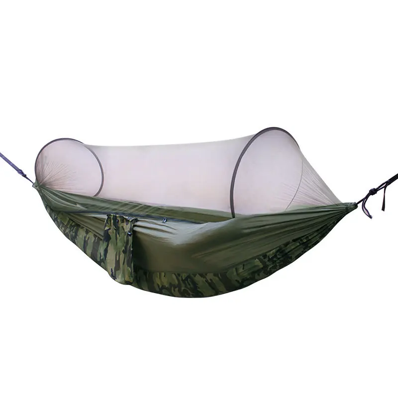 

Уличный гамак с москитной сеткой, двойной гамак из парашютной ткани с москитной сеткой
