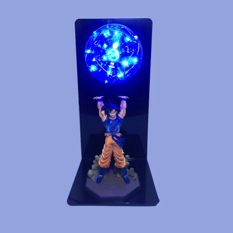 Красочные Dragon Ball Сон Гоку прочность бомбы Luminaria светодио дный ночник красные, синие зеленый желтый освещения светодио дный лампы в 110 V 220 V 127 В