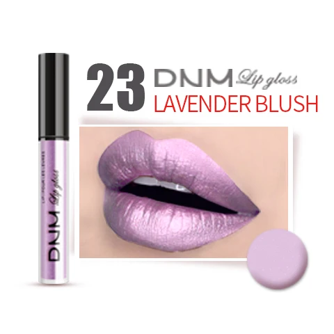 23 LAVENDER BLUSH DNM сверкающий блеск для губ, помада, оттенок, увлажняющий блеск, макияж, жидкий блеск для губ, помада, макияж, 52 цвета, блестящая краска, брендовая косметика - Цвет: 23 LAVENDER BLUSH