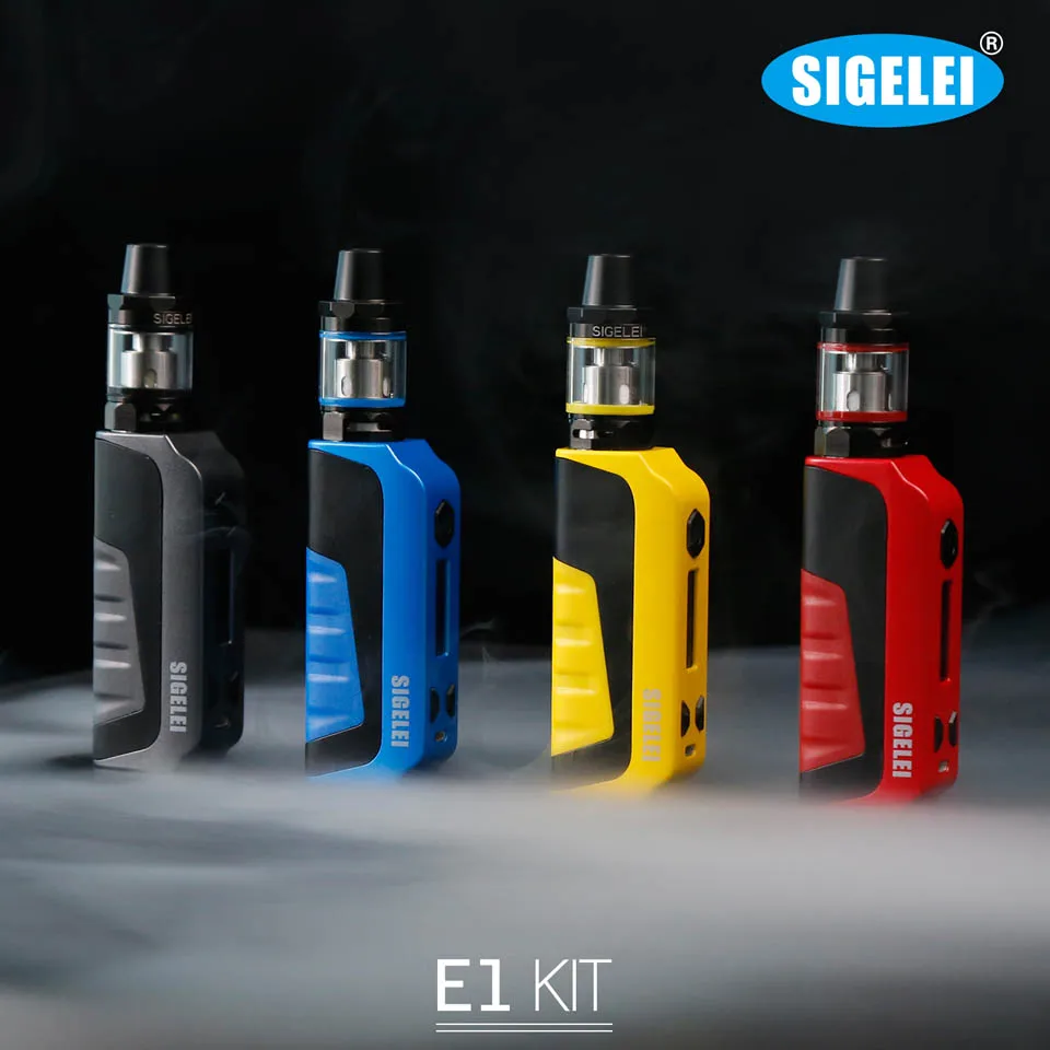 Новые оригинальные sigelei вейп e электронная сигарета VAPE E1 комплект poket mod kit с бак