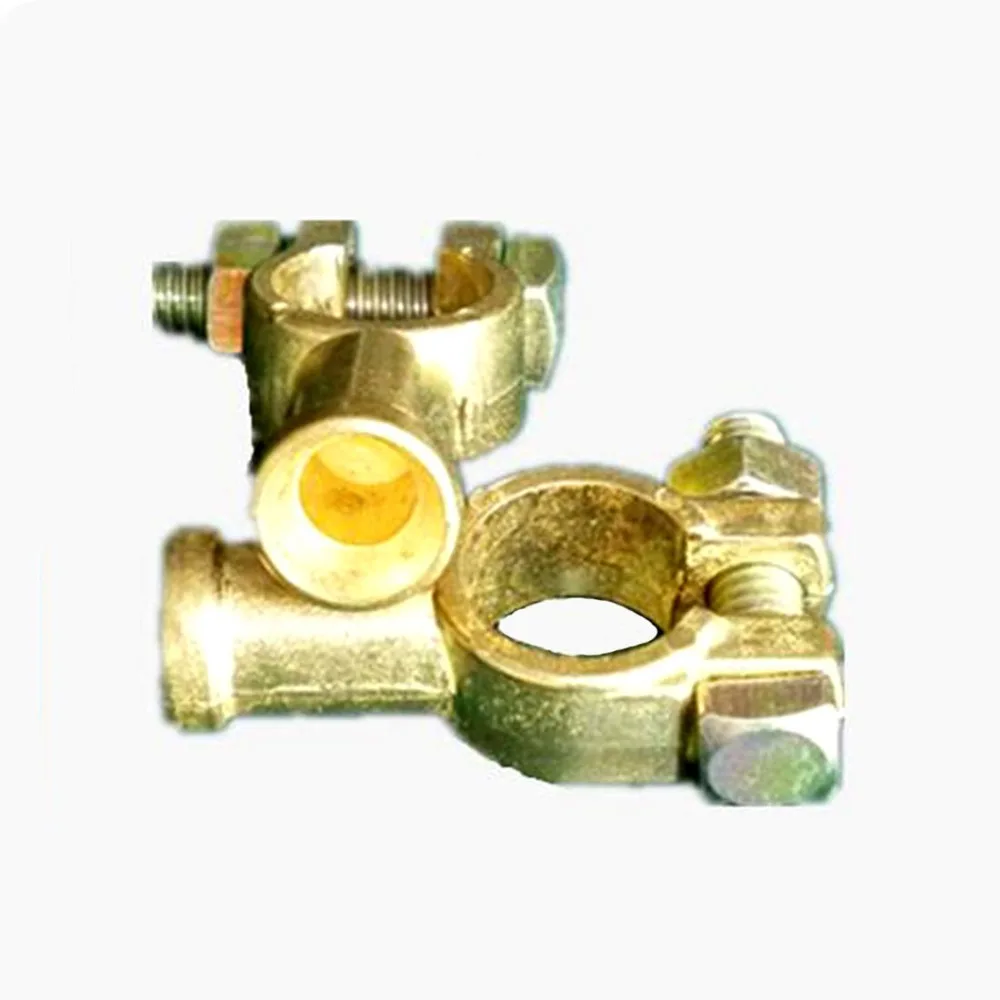 Set of 2 Positive and Negative Diameter 19MM Pure Copper Casting Car Battery Clip Connector | Автомобили и мотоциклы
