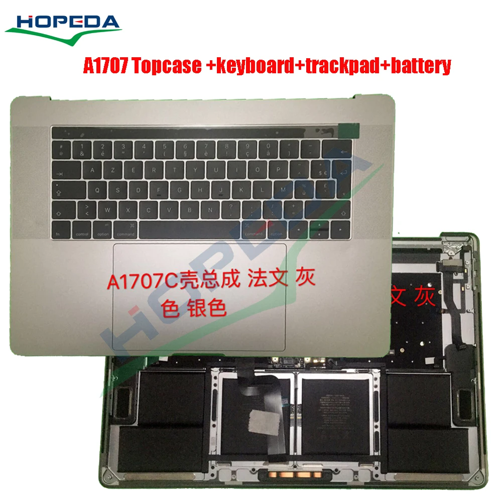 Оригинальный чехол для Apple Macbook Pro 15 ''A1707 с клавиатурой + сенсорной панелью