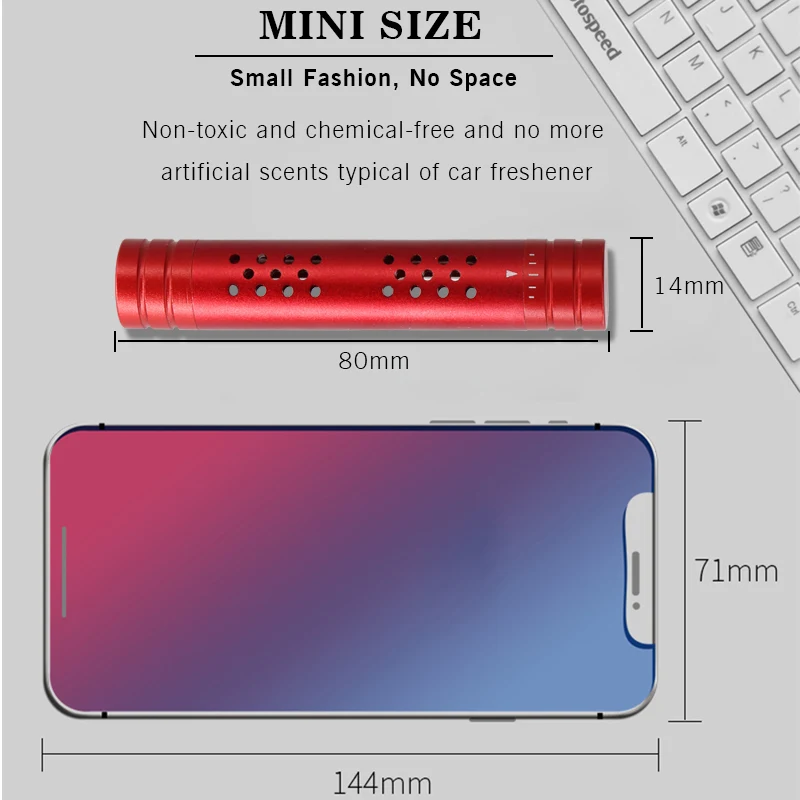 Металлический освежитель воздуха BEMOST для автомобиля ароматерапия твердый