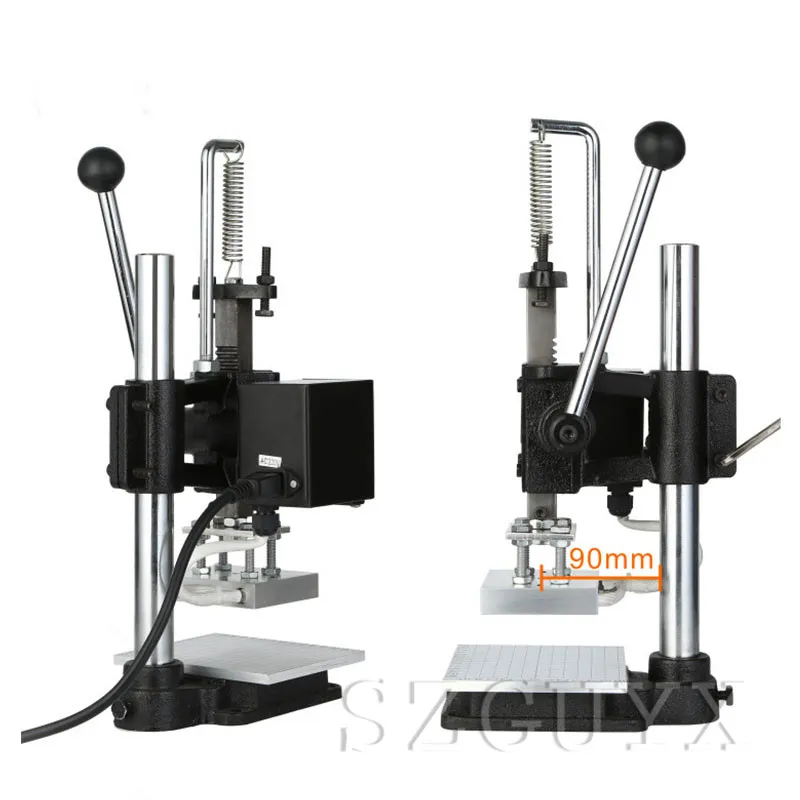 Multi-function digital display hot stamping machine, printing machine wallet pressure label branding machine