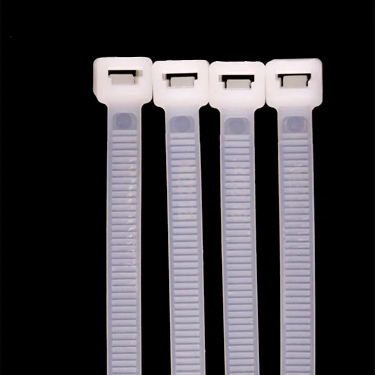 100PCS 8*600mm Plastic Lock Type Nylon Tie Computer Line Fixed Wraps Network Cable Cord Wire Ties Strap Balck White | Обустройство