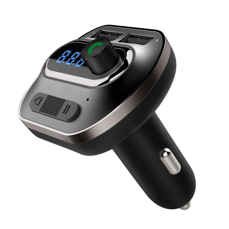 FM передатчик Bluetooth fm-модулятор автомобилей Bluetooth гарнитуры Car Kit MP3 аудио плеер Dual USB Автомобильное Зарядное устройство с ЖК-дисплей дисплей
