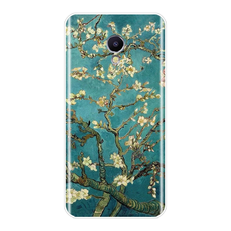 Мягкий чехол для телефона Meizu M6 M6S M6T M5 M5C M5S M3 M3S M2 силиконовый чехол-накладка Ван Гога для Meizu M2 M3 M5 M6 Note Coque - Цвет: No.2