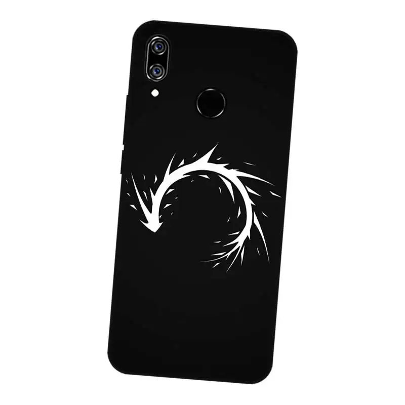 N297 Universe Black Silicone Case Cover For Huawei Nova 2 2i 2S 3 3e 3i 4 4e Enjoy 8 Plus |