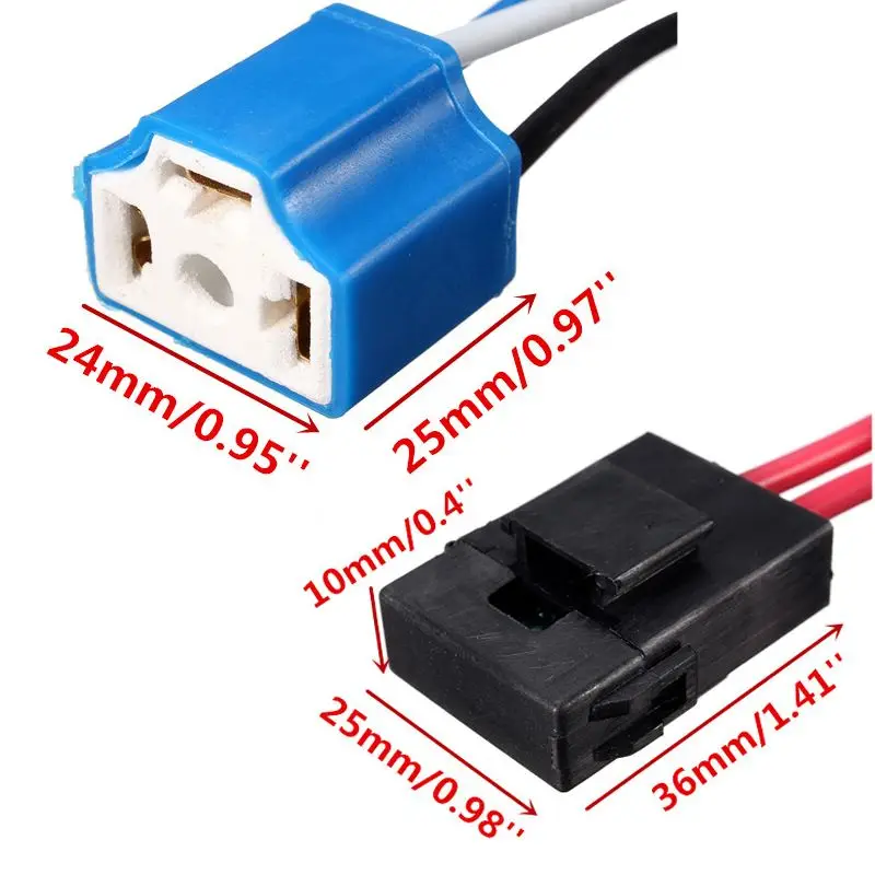Новинка, 7 дюймов, H4, 2 фары, реле, жгут проводов, автомобильный светильник, лампочка, розетка для автомобиля, автомобильный головной светильник