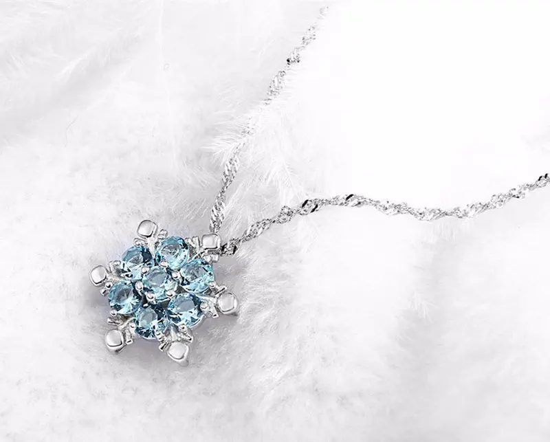 Ожерелье &quotСнежинка&quot|zircon necklace|colorful necklacenecklace snowflake |