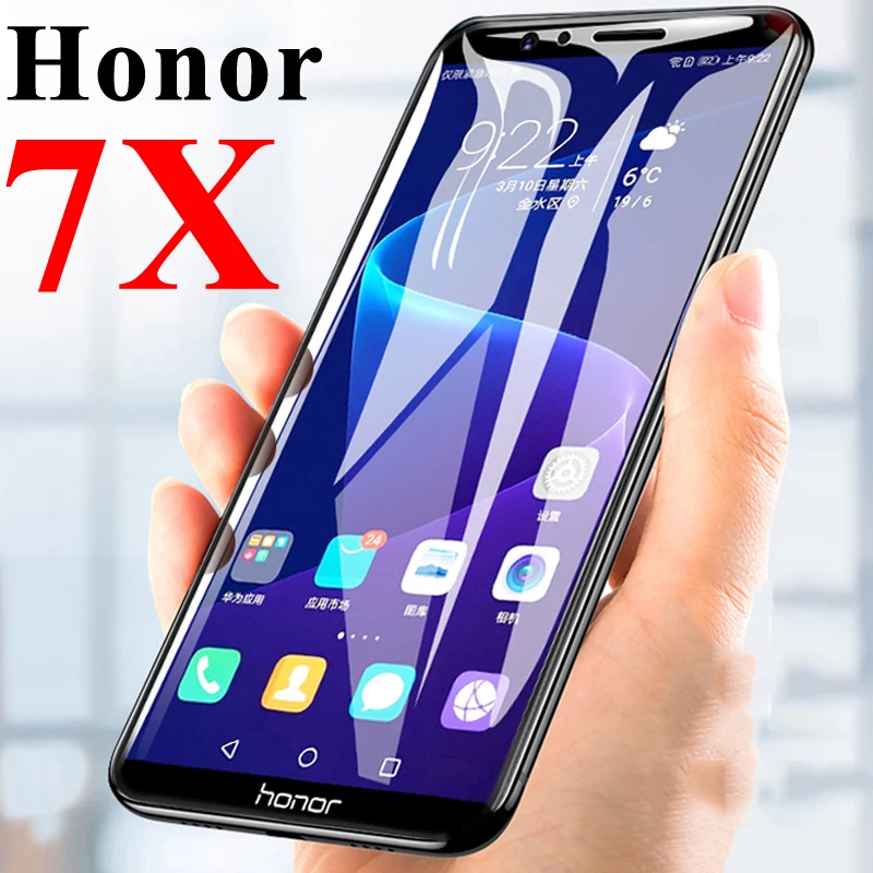Защитное стекло honor 7x защита для экрана huawei honar 7 x Закаленное huawey honer x7 honor7x