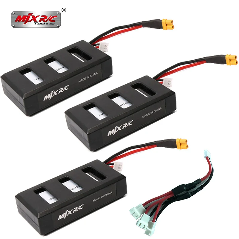 MJX B6 бесщеточный мотор RC вертолет 7,4 V 1300 Mah Li-po Батарея для квадрокоптера MJX Bugs 6 каркасный корпус кожух Запчасти для квадрокоптера Запчасти Батарея