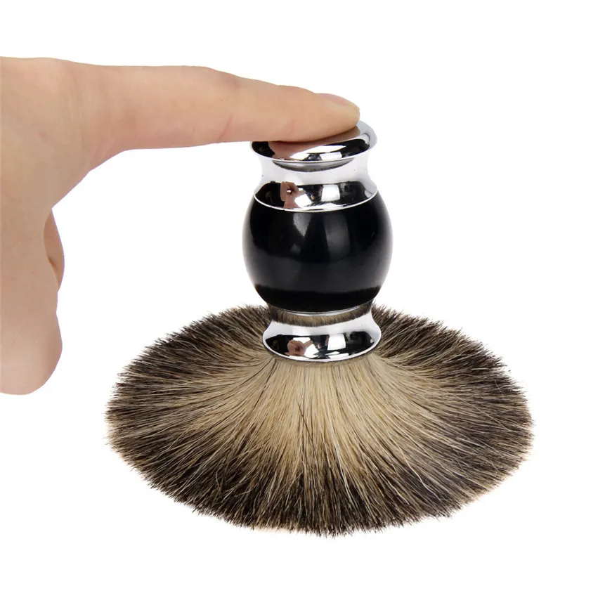 Женские Роскошные лучший из чистой барсучьей шерсти влажное бритье кисть для